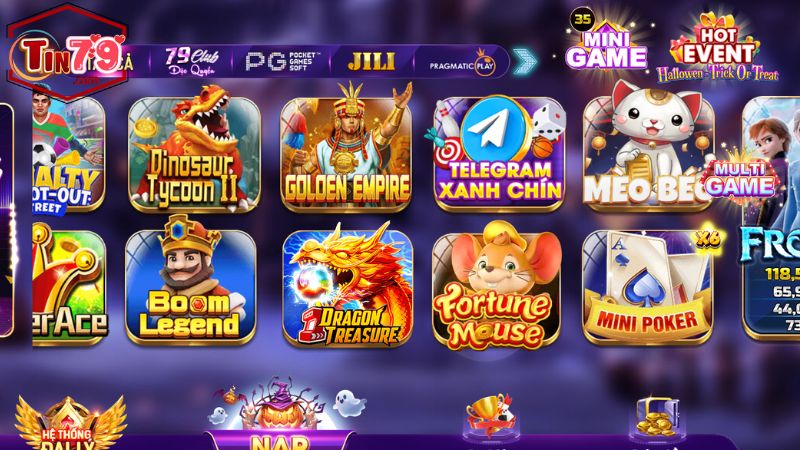 Tin79 quy tụ hàng trăm tựa game giải trí hấp dẫn